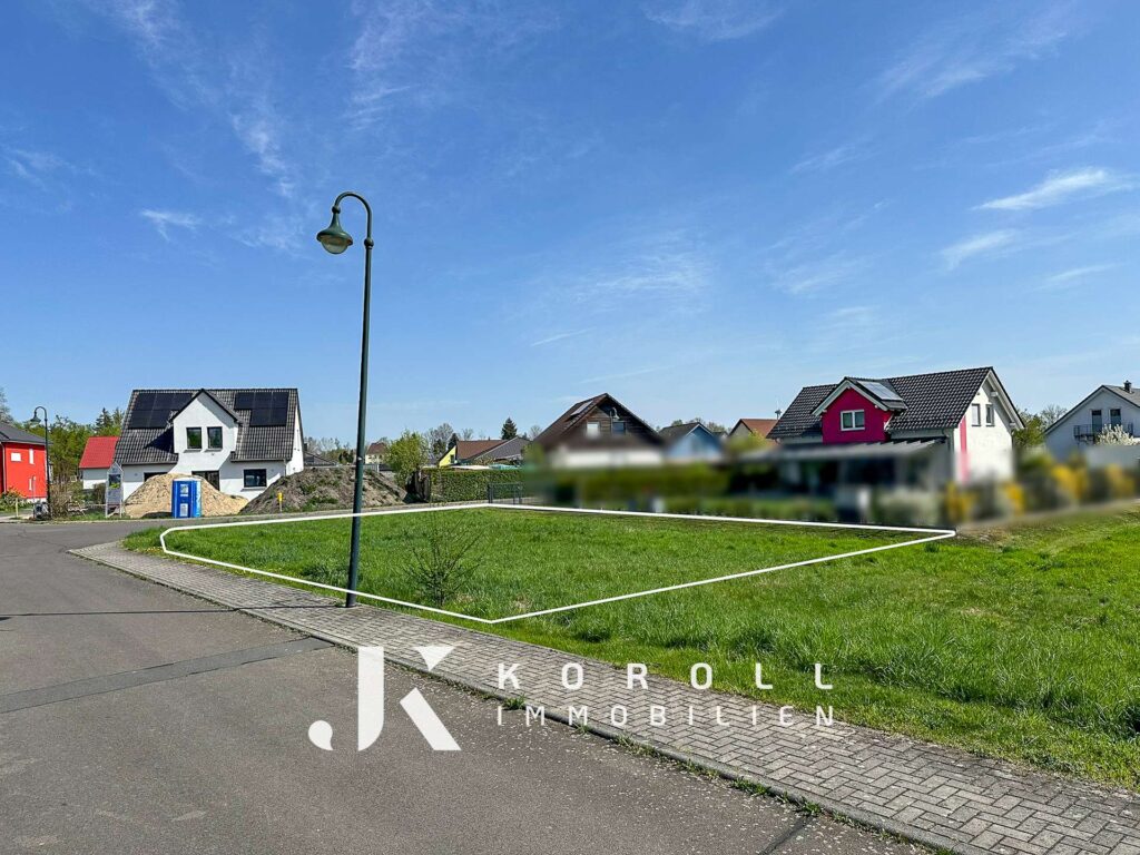 Ihr Traumhaus beginnt hier: Baugrundstück in modernem, familienfreundlichem Wohnumfeld